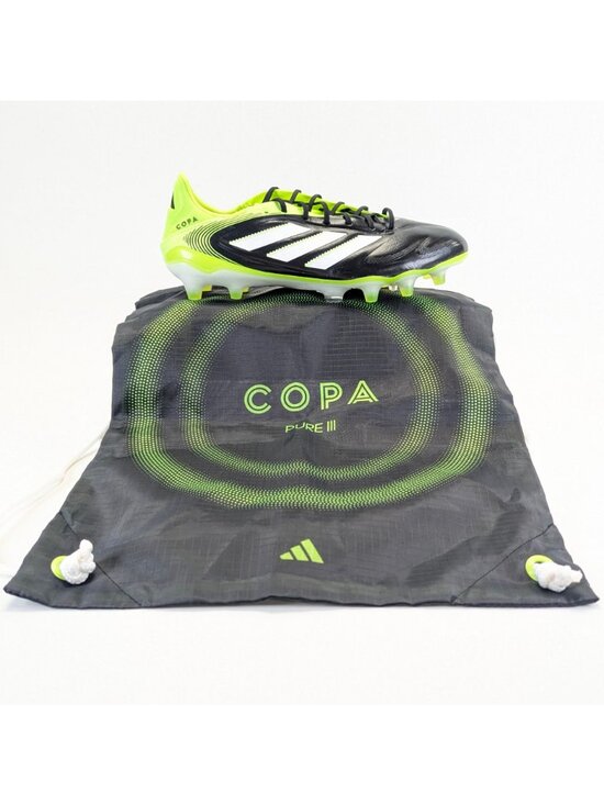 Adidas Soccer Cleats Mens Size 8 Copa Pure 3 Elite FG Core Black White JH6304 main image 5